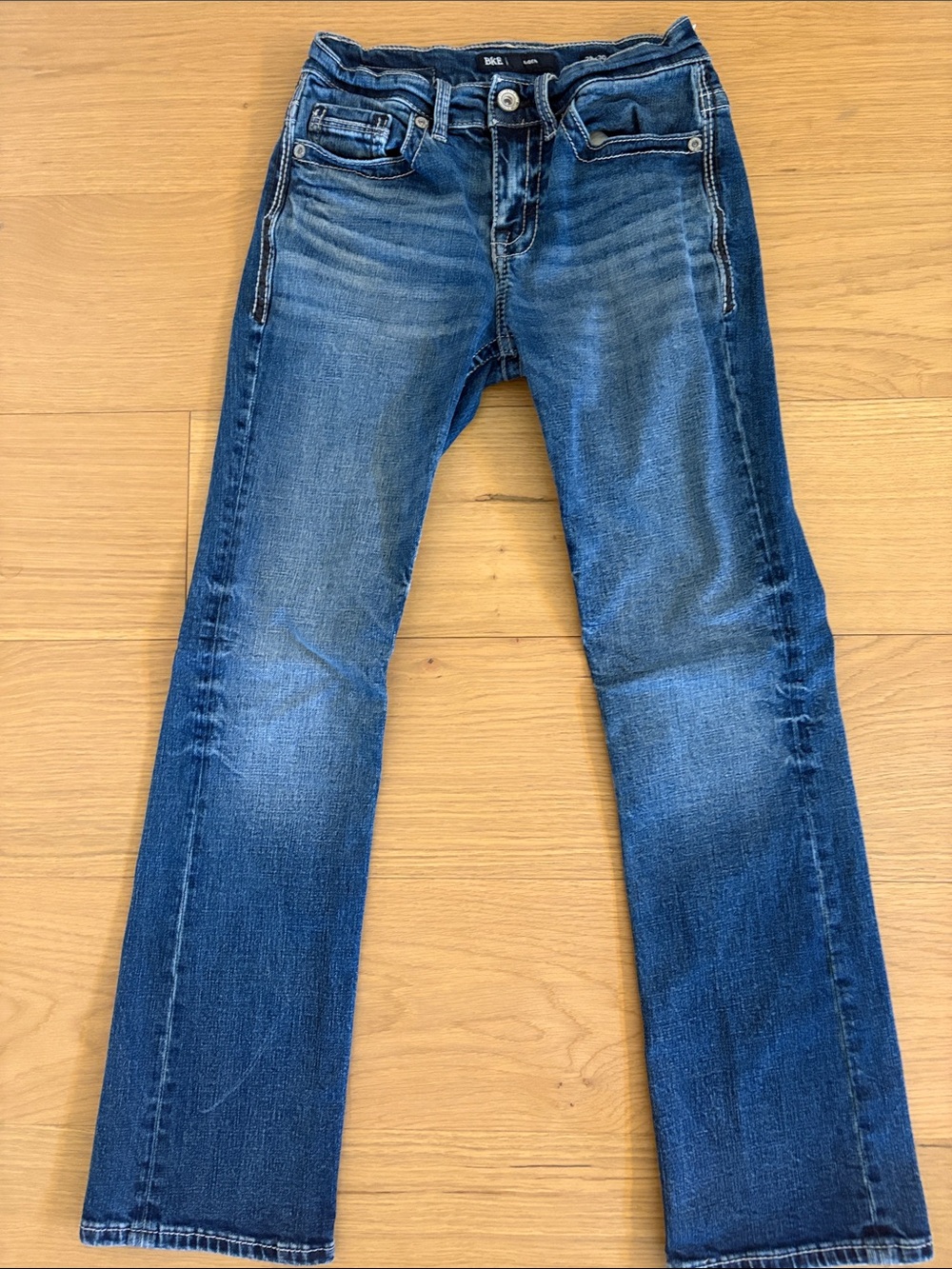 BKE Aiden Men’s Dark Blue Bootcut Jeans 28x30